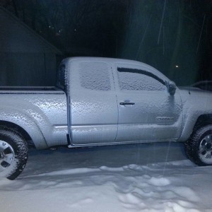 Light snow all day