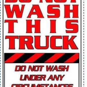 Do Not Wash Sign