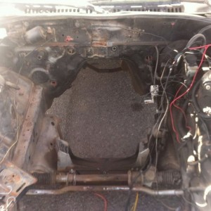 Already has custom engine cradle for a small block chevy :spy:
