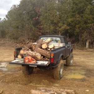 Loaded down