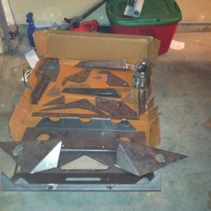 My plate bumper arrived. This is going to be a lot of work lol.