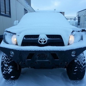 8" of snow so far