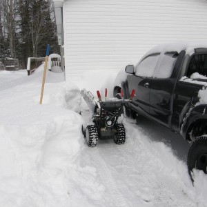 Winter storm clean up