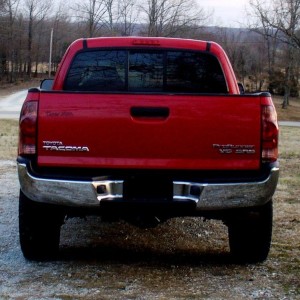 Color Matched Radiant Red Bumper