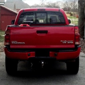 Color Matched Radiant Red Bumper