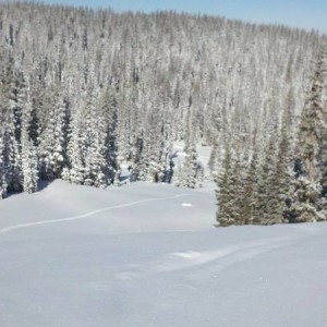 powder at sunrise