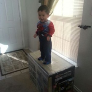 Badass. He thinks is his toy