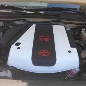 Finished Painting Engine Cover