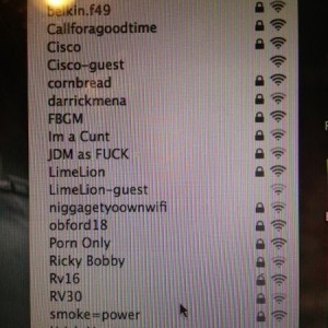 Wifi I'm picking up at school. Lolz.