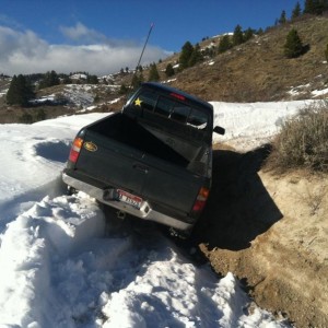 Not stuck, just decided this would be the funnest way down. Did in in rever