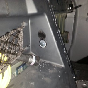 Running power for the fridge