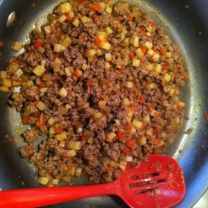 Making empanadas!