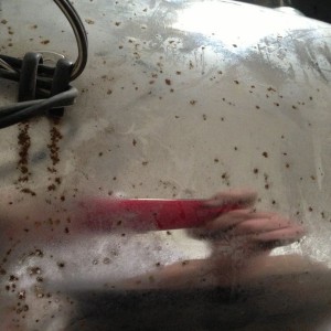 Bad surface rust.