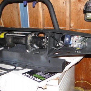 solonoid and winch mounted