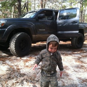 His first wheeling trip.