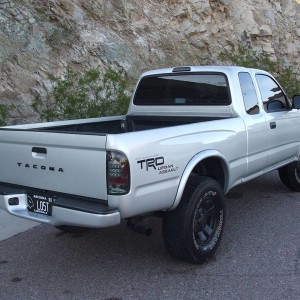 painted bumpers, grille, and fender flares