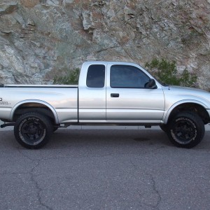painted bumpers, grille, and fender flares