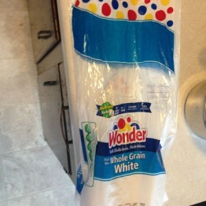 Sad day. Finished my last loaf of real wonder bread.