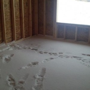 Snow in my house