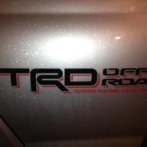 TRD Off Road Sticker