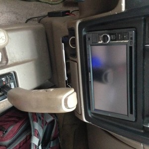 Kenwood touch screen head unit