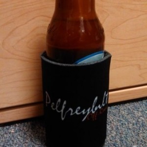 Putting the pelfreybilt koozie to work