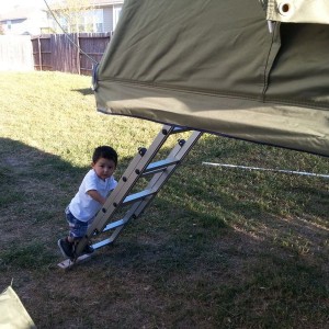 My little camping buddy