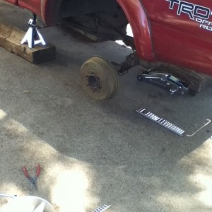 Rear tore apart