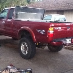Just finished the rear