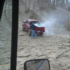 Fire extinguisher went off in the bed of my truck while offroading yesterda