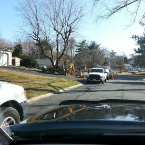Working on a gas line that was temp repaired two years ago. Sent from my Ve