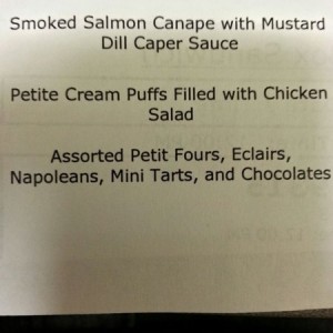 Creme puffs filled with chicken salad???