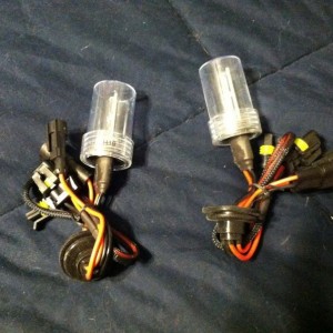 Slim cubby or ddm tuning (can't remember) h10 hid bulbs. FREE just pay