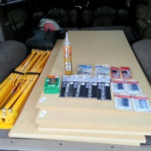 Tomorrow is cargo storage build day!