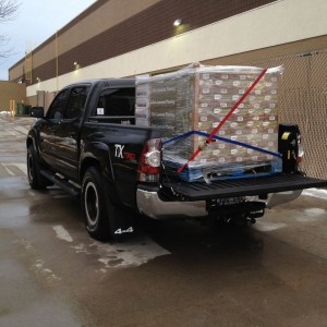 And yes I did secure I better than just 2 straps. Just wanted to get some p