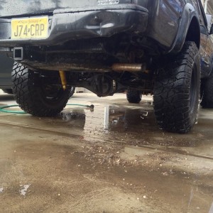 Who doesn't love cleaning all the crevices after digging out a mud hol
