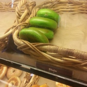 Green bagels