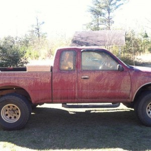 Muddy truck