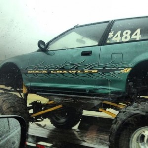 :eek: Honda hatchback. Friend posted it on IG.