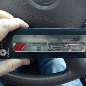 Mail lady dropped off my new grill badge