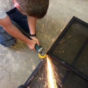 Making sparks.