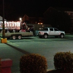 Just unloaded our dinning room set, a long day of hauling, and the first ti