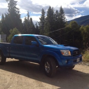 Blue 08 double cab trd sport