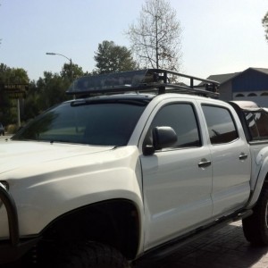 Roof rack complete, 40" rigid e series