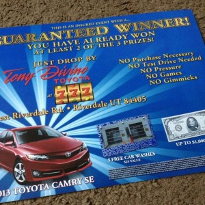 Hmm... I wonder what I won :)