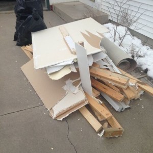Demolition day.