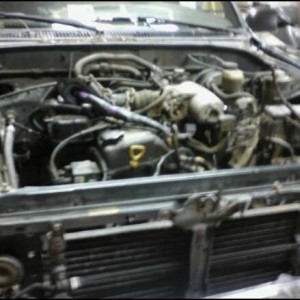 Engine Bay with Most Stuff pulled