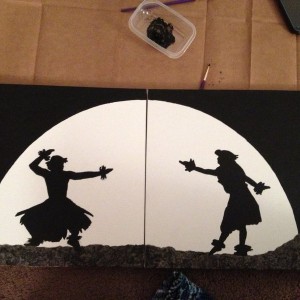 The gf got to painting today...