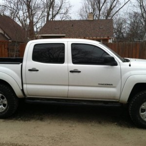 Leveled and tires