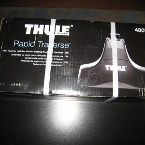 Thule 480R Rapid Traverse foot pack and Fit Kit 1511